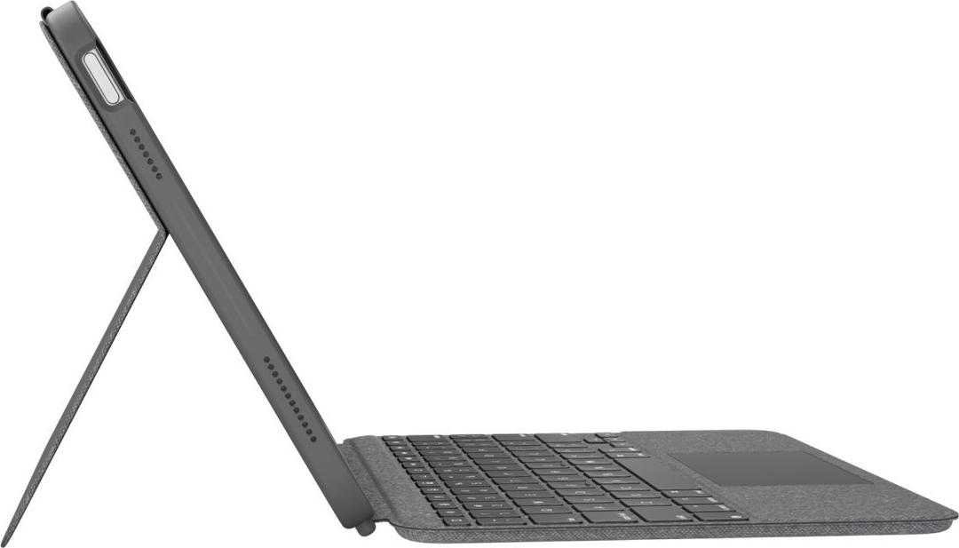 Logitech Combo Touch Tastatur und Foliohülle QWERTZ Oxford Grey