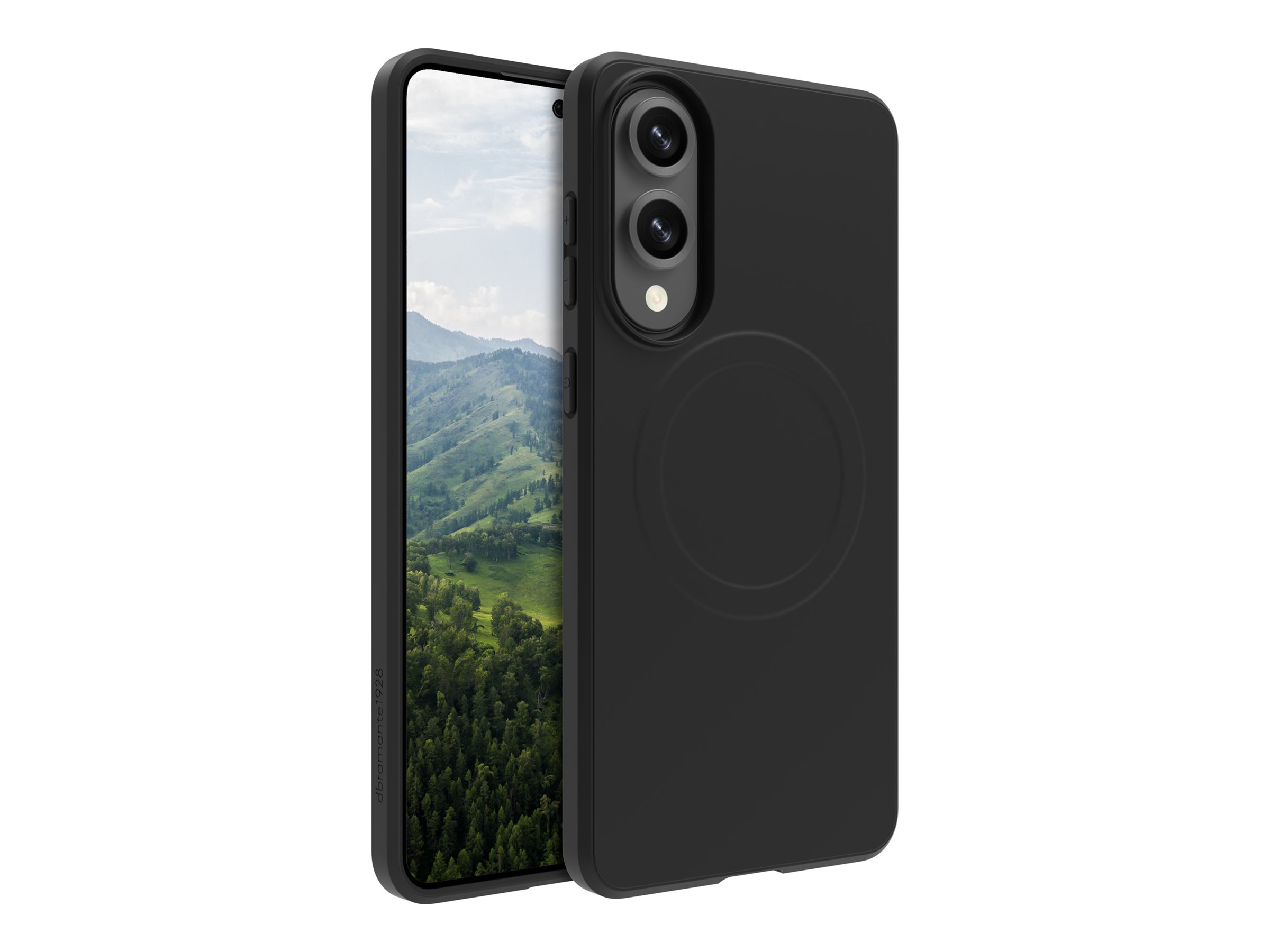 dbramante1928 Greenland Pro Handyhülle für Samsung Galaxy S25 Edge 6,7" MagSafe Kunststoff Night Black