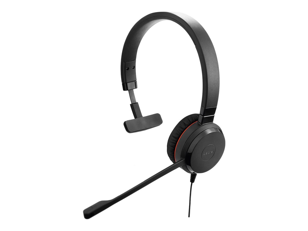 Jabra Evolve 20 MS Mono On-Ear Headset USB Kabelgebunden Schwarz
