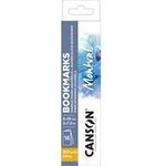 CANSON Lesezeichen "Montval", 50 x 190 mm, 16 Blatt aus Aquarellpapier, 300 g/qm, feine Oberfläche, säurefrei, - 1 Stück (C518404000)