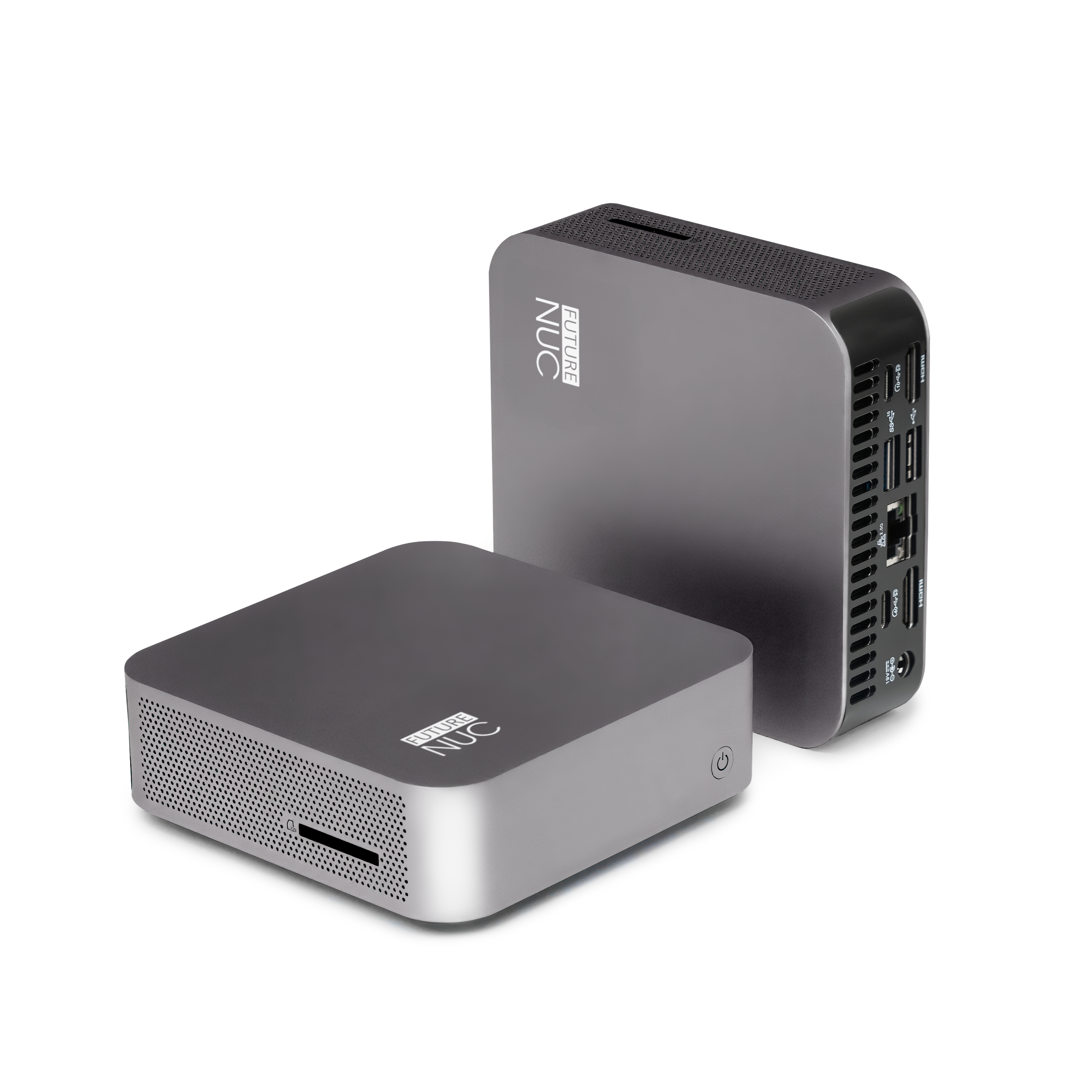 FUTURENUC NUC 14 Mini PC Intel Core Ultra 9 185H 32 GB RAM 1 TB SSD Win 11 Pro Grau Metallic
