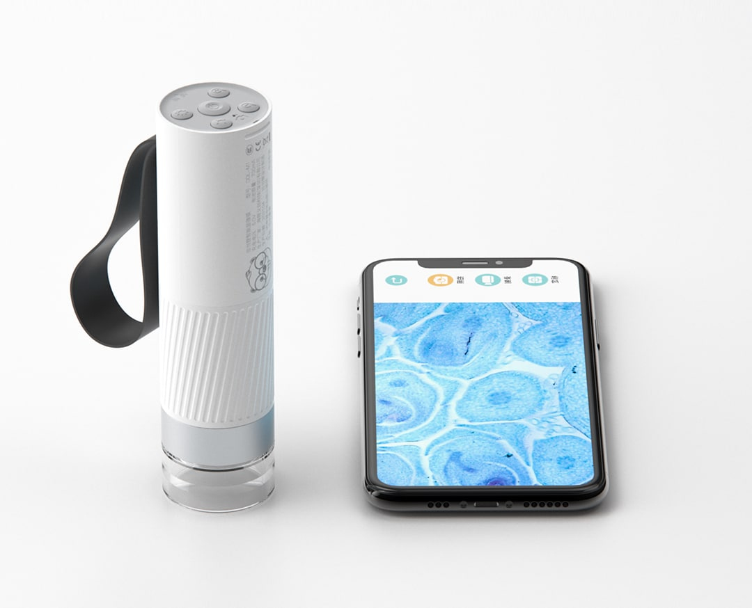 BeaverLAB Darwin M1C Digitales Mikroskop Weiß