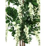 EUROPALMS Goldregenbaum, Kunstpflanze, weiß, 150cm (82507105)