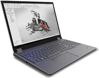 Lenovo ThinkPad P16 Mobiler Arbeitsplatz 40,6 cm (16") Touchscreen WQUXGA Intel® Core™ i9 i9-13980HX 64 GB DDR5-SDRAM 2 TB SSD NVIDIA RTX 5000 Ada Wi-Fi 6E (802.11ax) Windows 11 Pro Grau - Schwarz (21FA0049GE)