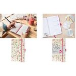 Sigel Wochenkalender Jolie 2025 A5 1 Woche 2 Seiten Bloom Pink (J5307)