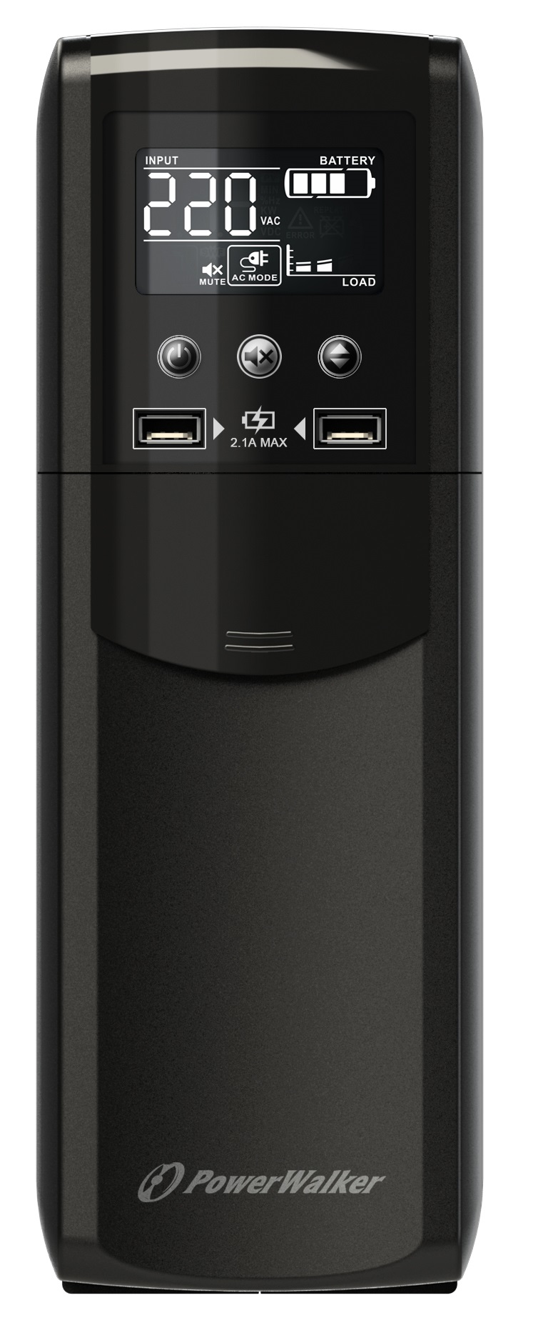 PowerWalker VI 1000 CSW USV 1000 VA / 600 W Line-Interactive Schwarz