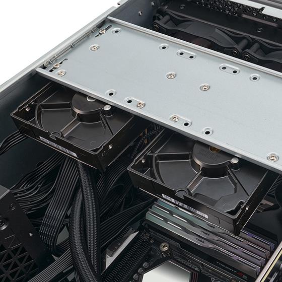 Silverstone RM44 Server-Gehäuse 4U Tower Schwarz