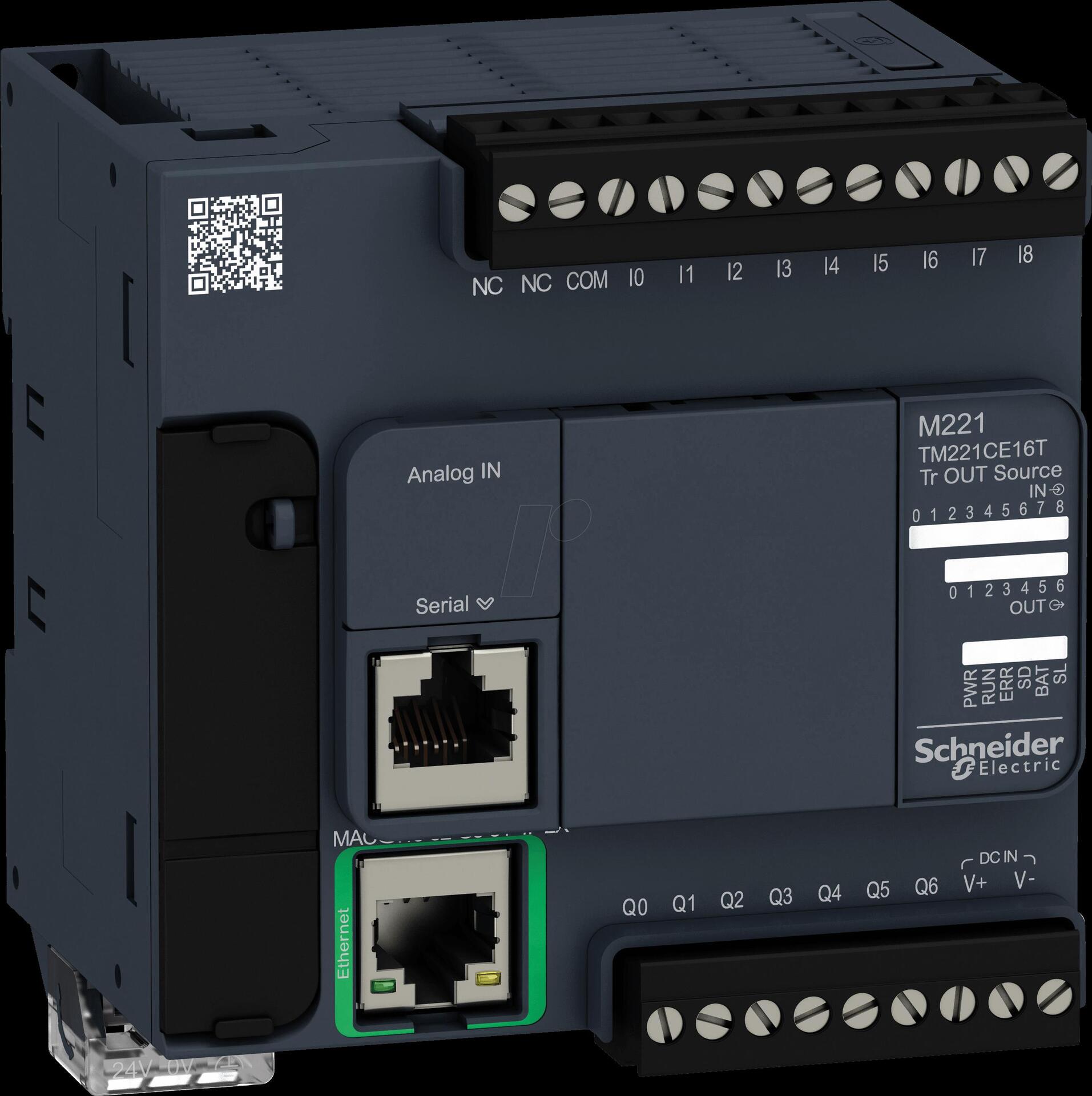 Schneider Electric TM221CE16T Speicherprogrammierbare Logiksteuerungsmodul (SPS) (TM221CE16T)