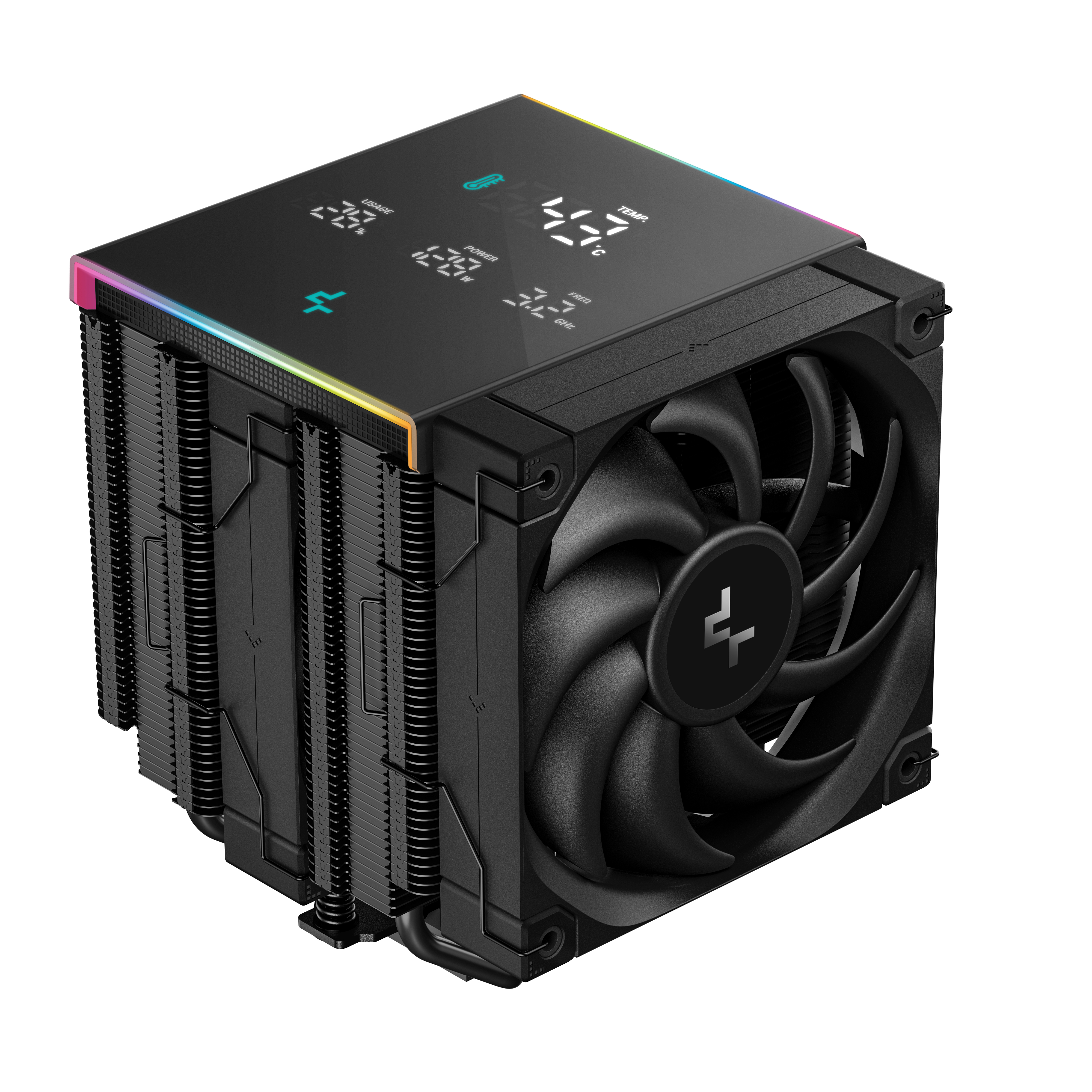 DeepCool AK620 Digital Pro CPU-Kühler 120 mm Schwarz