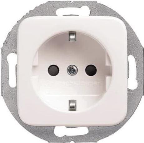BJ 20EUCRD-214 Steckdose m.Tragring rund UP Reflex SI alpinweiß (2CKA002011A2183)