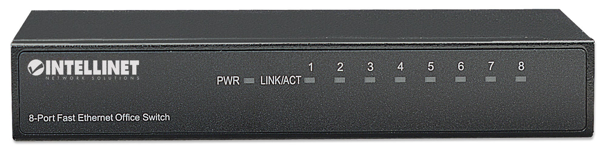 INTELLINET Fast Ethernet Office Switch 8-Port, Desktop, Metall (523318)