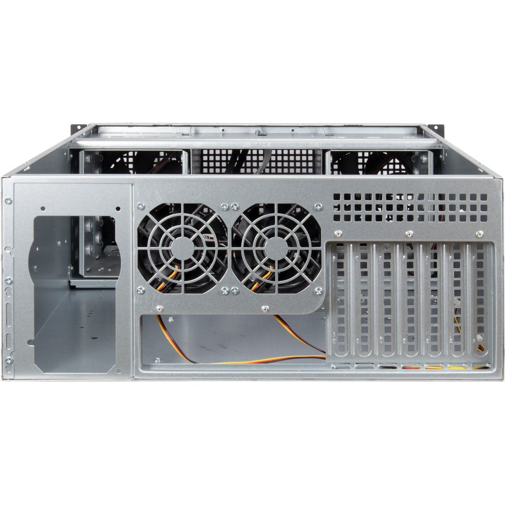 Inter-Tech IPC 4U-40248 Server-Gehäuse 4U Rack SSI CEB Stahl Schwarz Grau