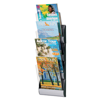 Paperflow INTEGRAL 4064X20.35 A4 4 Fächer Aluminium