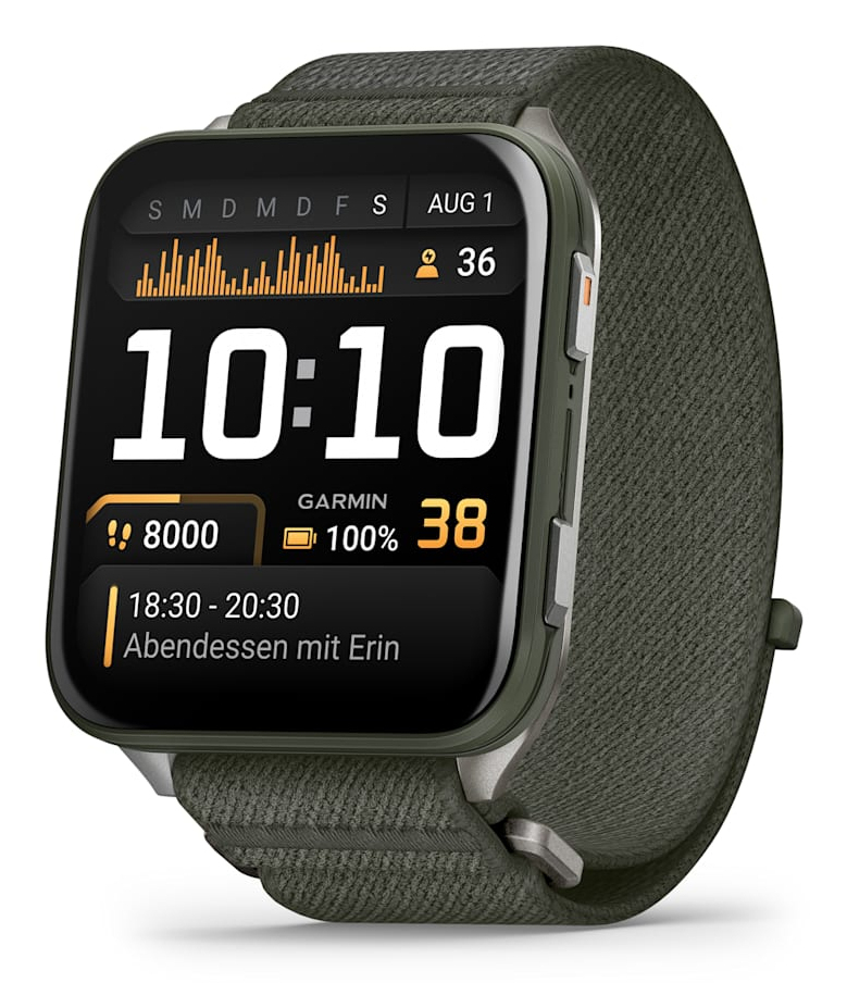 Garmin Venu X1 Sportuhr 2" AMOLED 32 GB Moosgrün