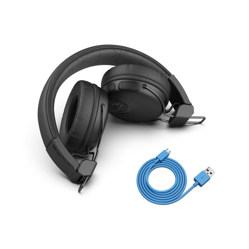 JLab Studio Wireless On-Ear Bluetooth Kopfhörer Schwarz