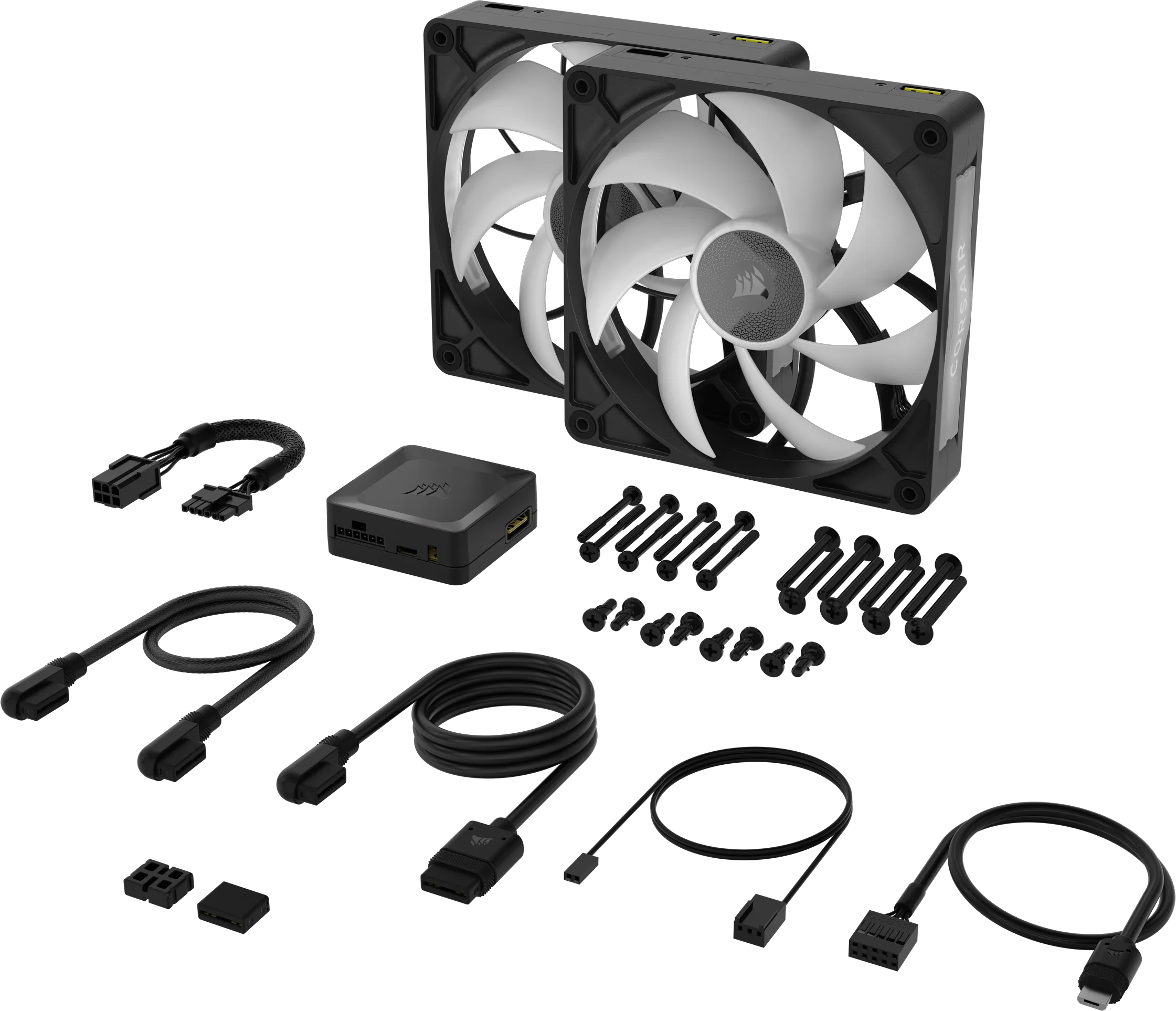 Corsair iCUE Link RX140 MAX RGB Starter Kit 140 mm Gehäuselüfter Schwarz