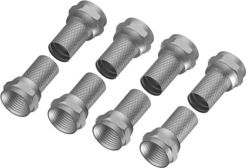 Hama 00305117 Koaxialstecker F-Typ 8 Stück(e) (00305117)