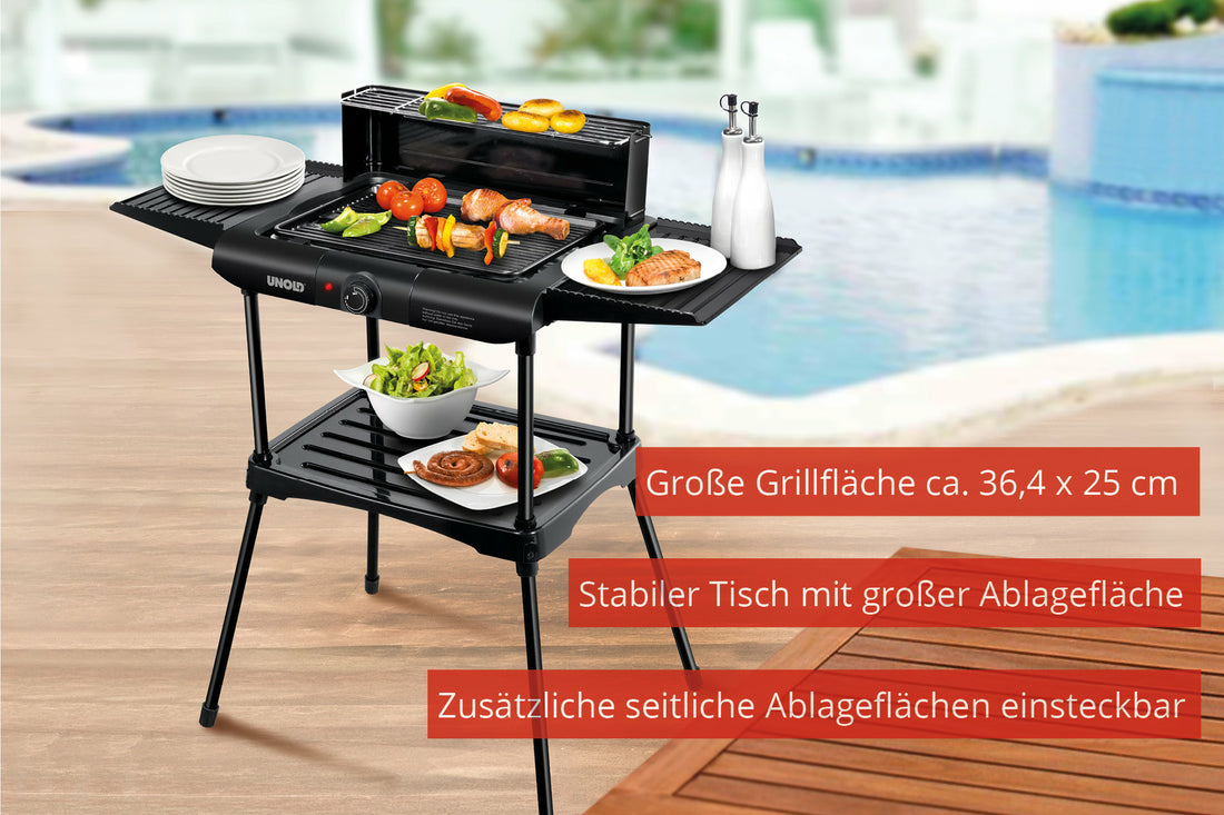 Unold Vario 58565 Elektrogrill Kochstation 1600 W Schwarz