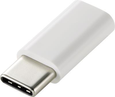 Renkforce RF-4472308 Kabelschnittstellen-/Gender-Adapter USB Type C USB Micro B Weiß (RF-4472308)