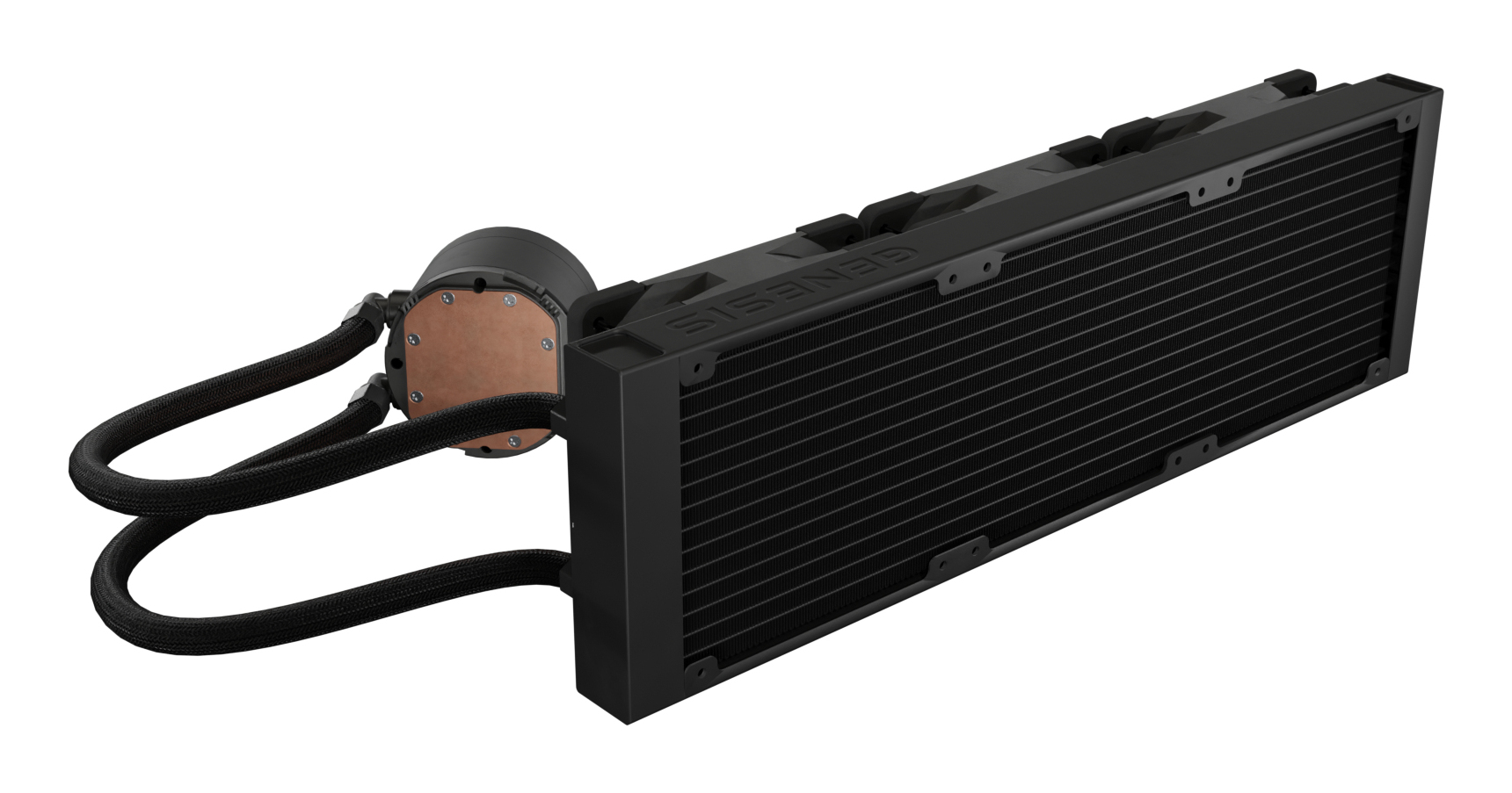 Genesis Hydria 360 ARGB AiO CPU-Wasserkühlung 360 mm 3x 120 mm Lüfter Schwarz