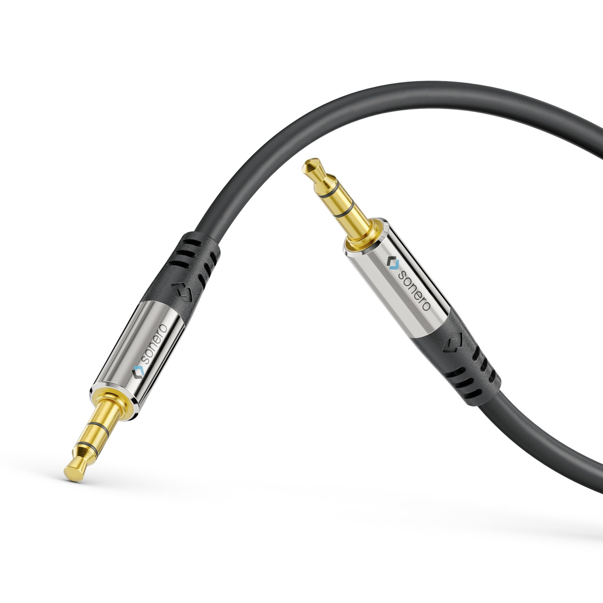 Sonero Premium 3.5 mm Audiokabel 3 m Schwarz