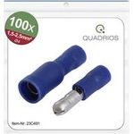 Quadrios 23C491 Rundstecker 1.5 mm² 2.5 mm² Blau 100 St. (23C491)