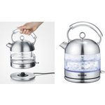 Severin WK3459 Wasserkocher Glas / Edelstahl-gebürstet (WK3459)