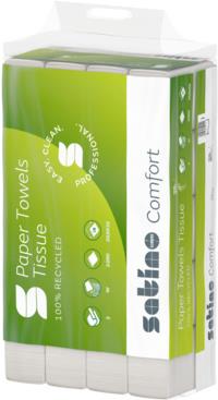 Satino by wepa Papierhandtücher comfort Interfold-Falzung 2-lagig 3.000 Tücher (277340)