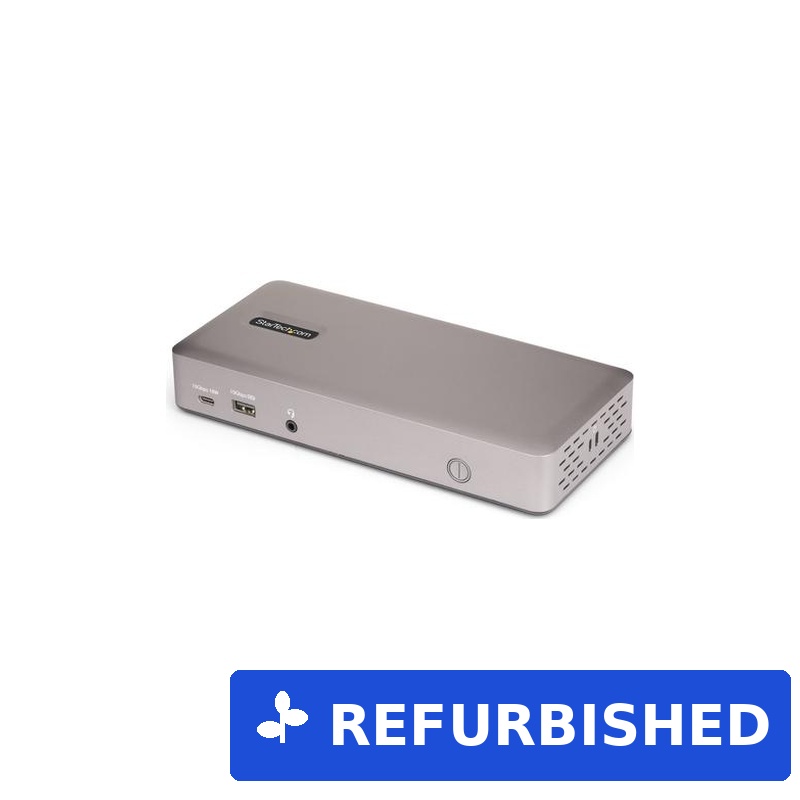 StarTech.com Triple-Monitor USB4 Docking Station, 4K 60Hz HDMI or DisplayPort, 100W Laptop Charging, 2.5GbE, USB-C Multi-Monitor Dock, Driverless (150UE-USB4DOCKTRIPLE) (geöffnet)