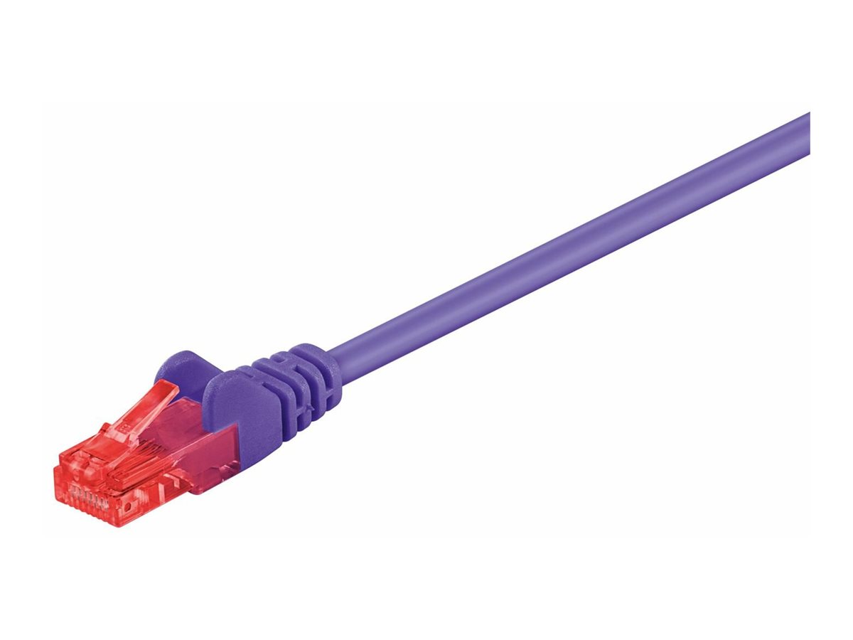 MicroConnect Netzwerkkabel RJ-45 Cat6 U/UTP 0,25 m Violett