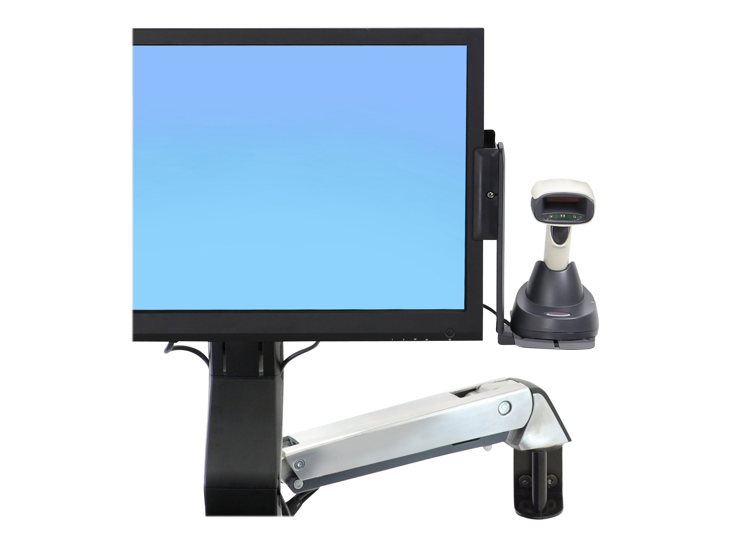 Ergotron Scanner Shelf, VESA Attach – Regal für Barcodescanner – Schwarz