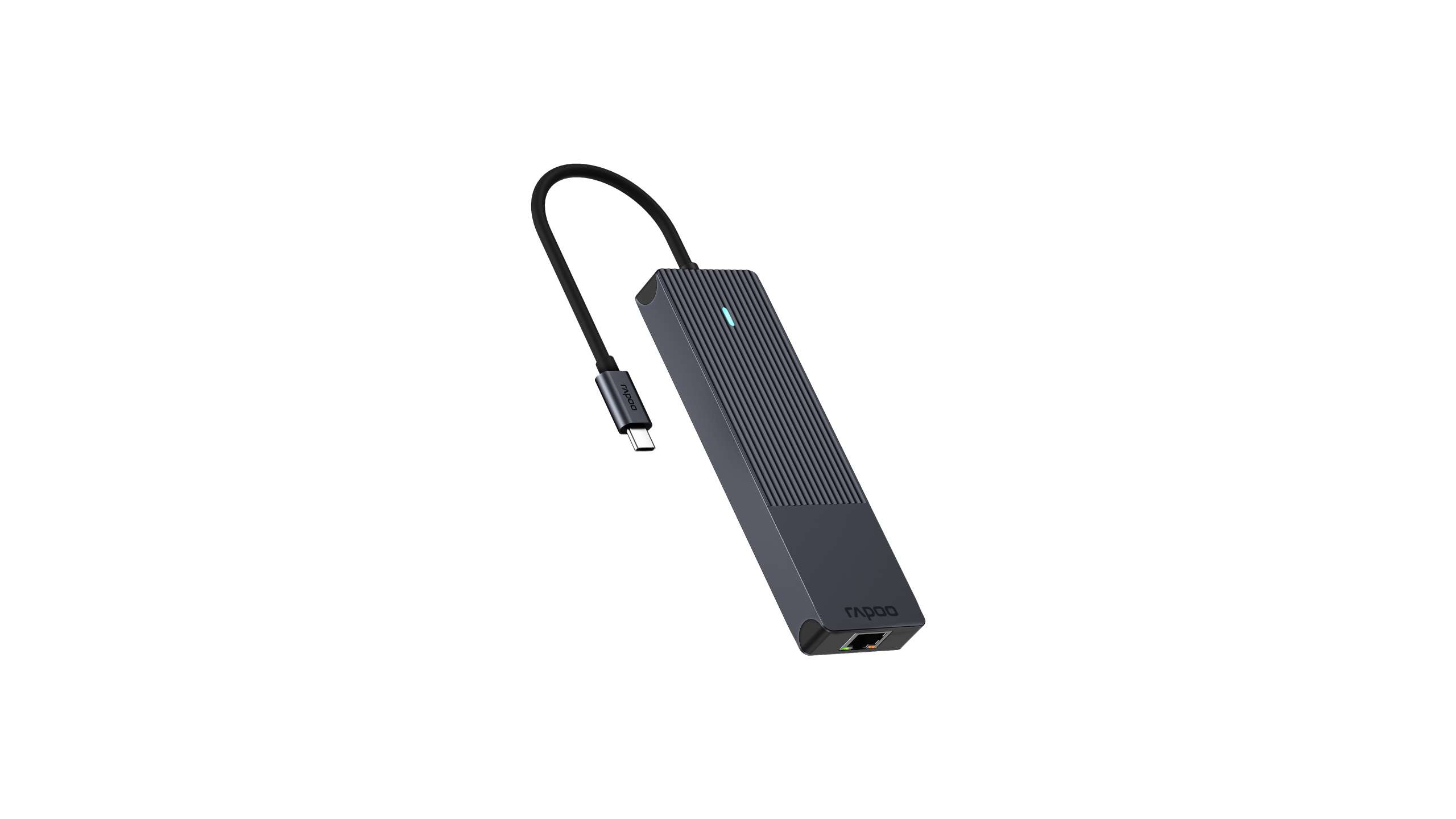 Rapoo UCM-2002 USB-C Dockingstation HDMI RJ-45 USB 3.2 Gen 1 Grau