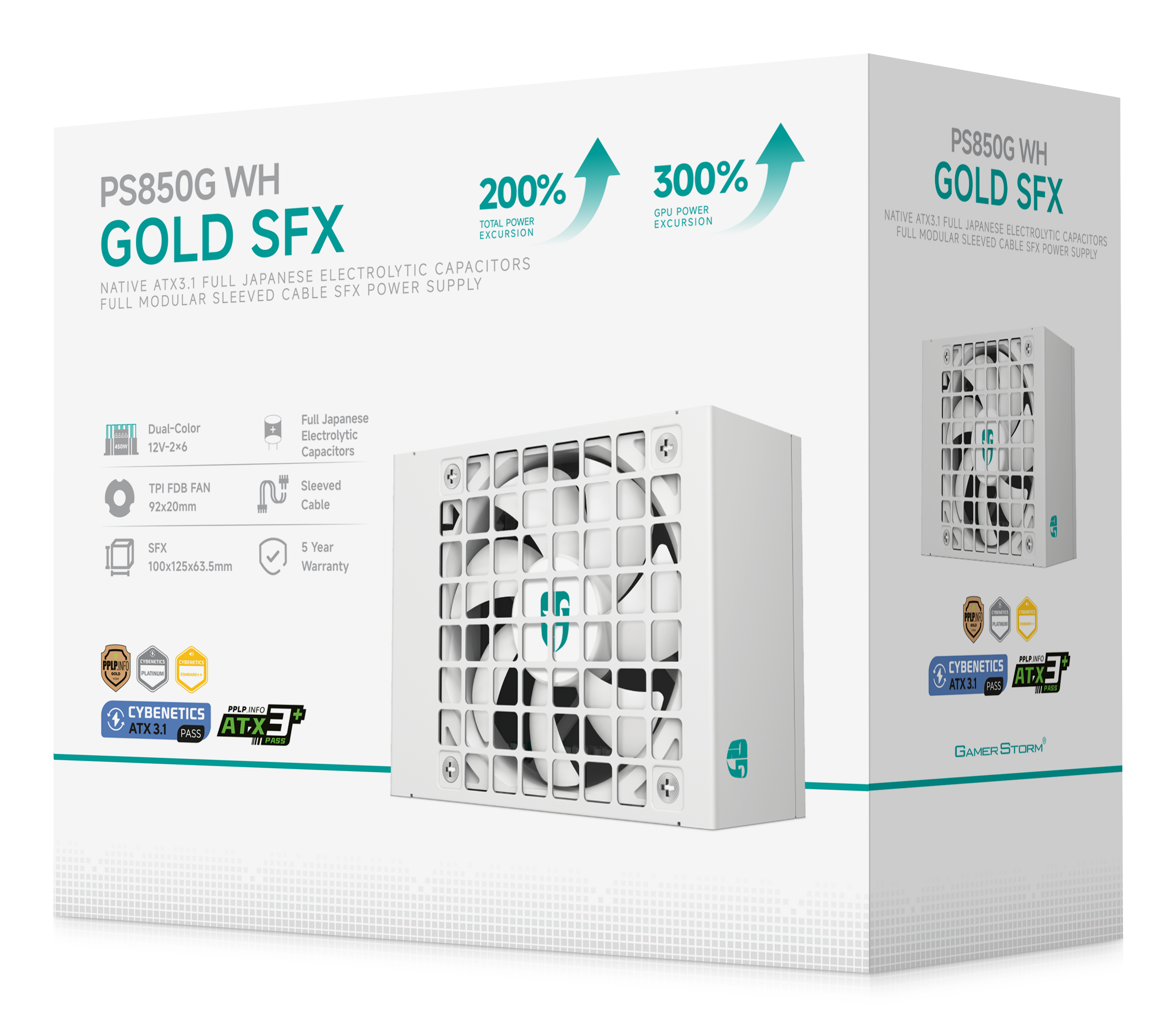 Deepcool PS850G WH 850 W ATX Netzteil Weiß
