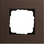 GIRA 0211223. Produktfarbe: Braun, Material: Holz, Design: Schraubenlos. Breite: 95 mm, Höhe: 95 mm, Dicke: 9,9 mm (0211223)