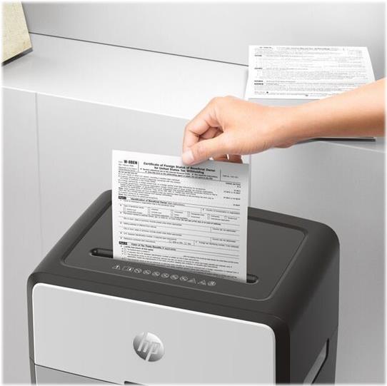 HP OneShred 24CC Aktenvernichter Partikelschnitt Weiß Schwarz