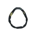 BURG-WÄCHTER Ketten-Fahrradschloss mit Zahlenkombination Länge: 900 mm, gehärtete Vierkantkette, 5-stelliges Zahlen - 1 Stück (280 C 90 BLACK)