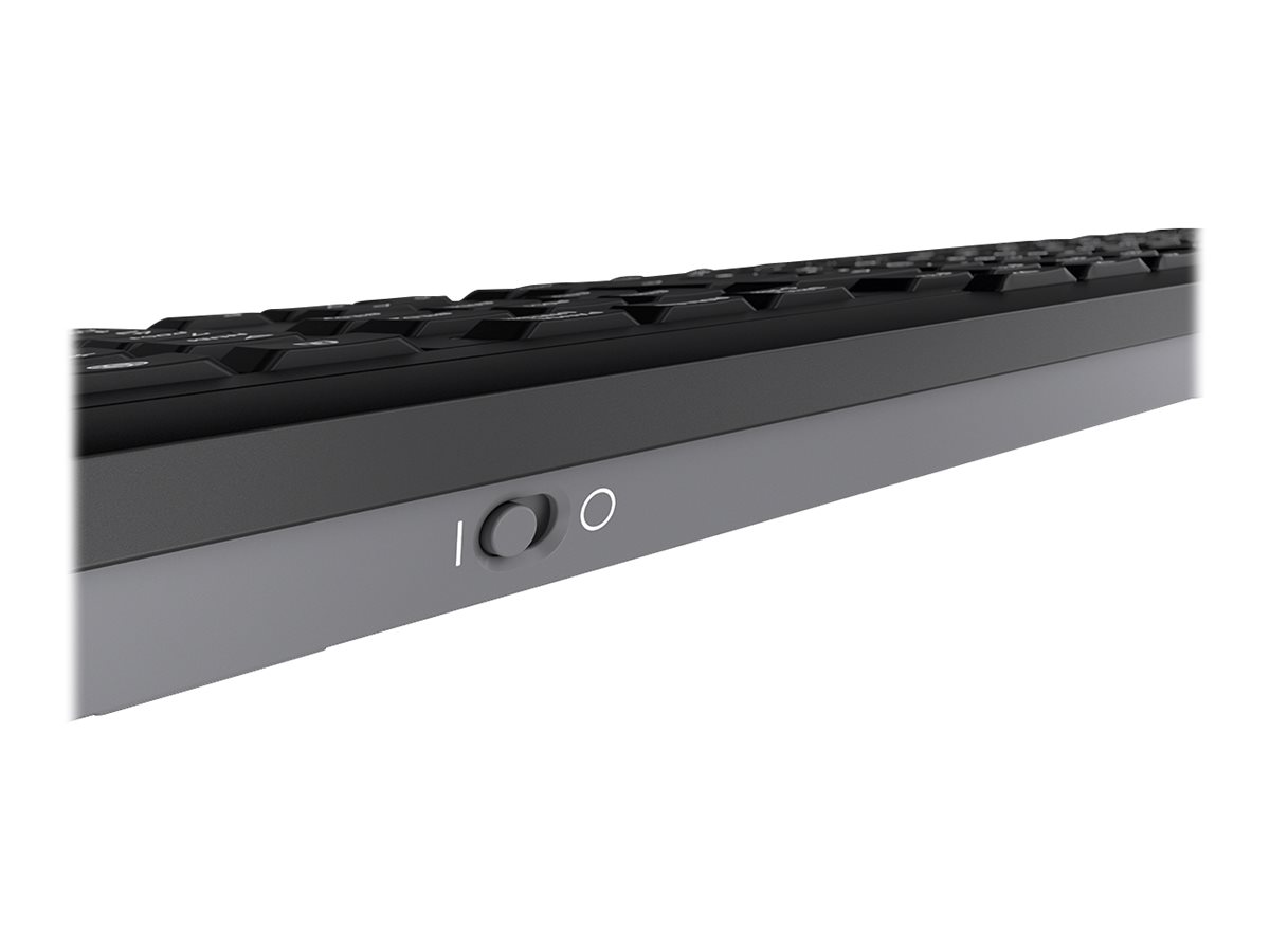 CHERRY STREAM DESKTOP Kabelloses Tastatur-und-Maus-Set 2,4 GHz AZERTY Belgien Schwarz