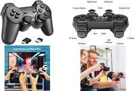 LogiLink Wireless Gaming-Controller, 2,4 GHz, schwarz kabellos, Reichweite: bis zu 8 m, Frequenzbereich: 2408 - 1 Stück (AA0187)