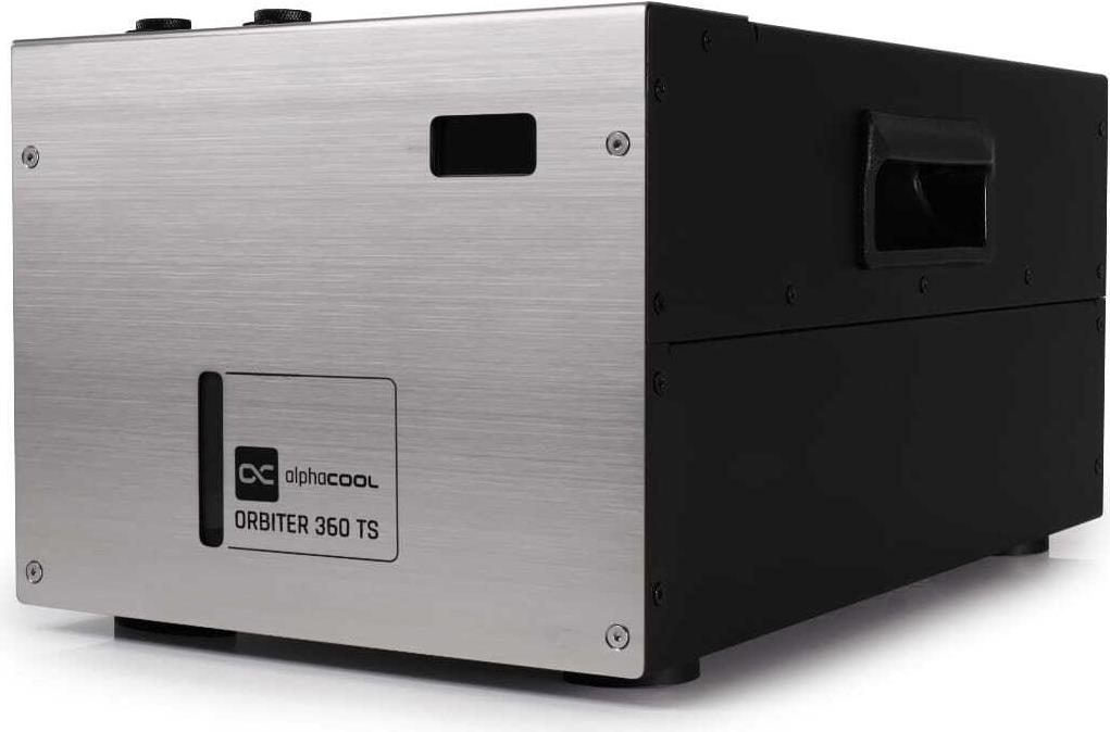 Alphacool ES Orbiter 360 TS All-in-One-Flüssigkeitskühler Schwarz - Silber