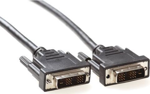 ACT DVI-D Single Link cable male - male 0,50 m. Length: 0.5 m Dvi-d(18+1) sl m/m sq 0.50m (AK3819)