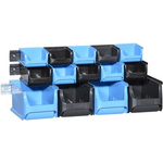 allit Sichtlagerkasten-Set ProfiPlus 1+2+3/17, blau/schwarz aus PP, temperaturbeständig von -10 Grad bis +60 Grad, - 1 Stück (457135)