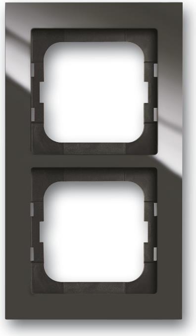 Busch-Jaeger 1754-0-4467. Produktfarbe: Schwarz, Design: Schraubenlos, Markenkompatibilität: Busch-Jaeger (2CKA001754A4467)