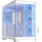 Asus PC-Gehäuse A32 PLUS TG ARGB White Midi-Tower ATX Tempered Glass Weiß (90DC00S3-B19000)