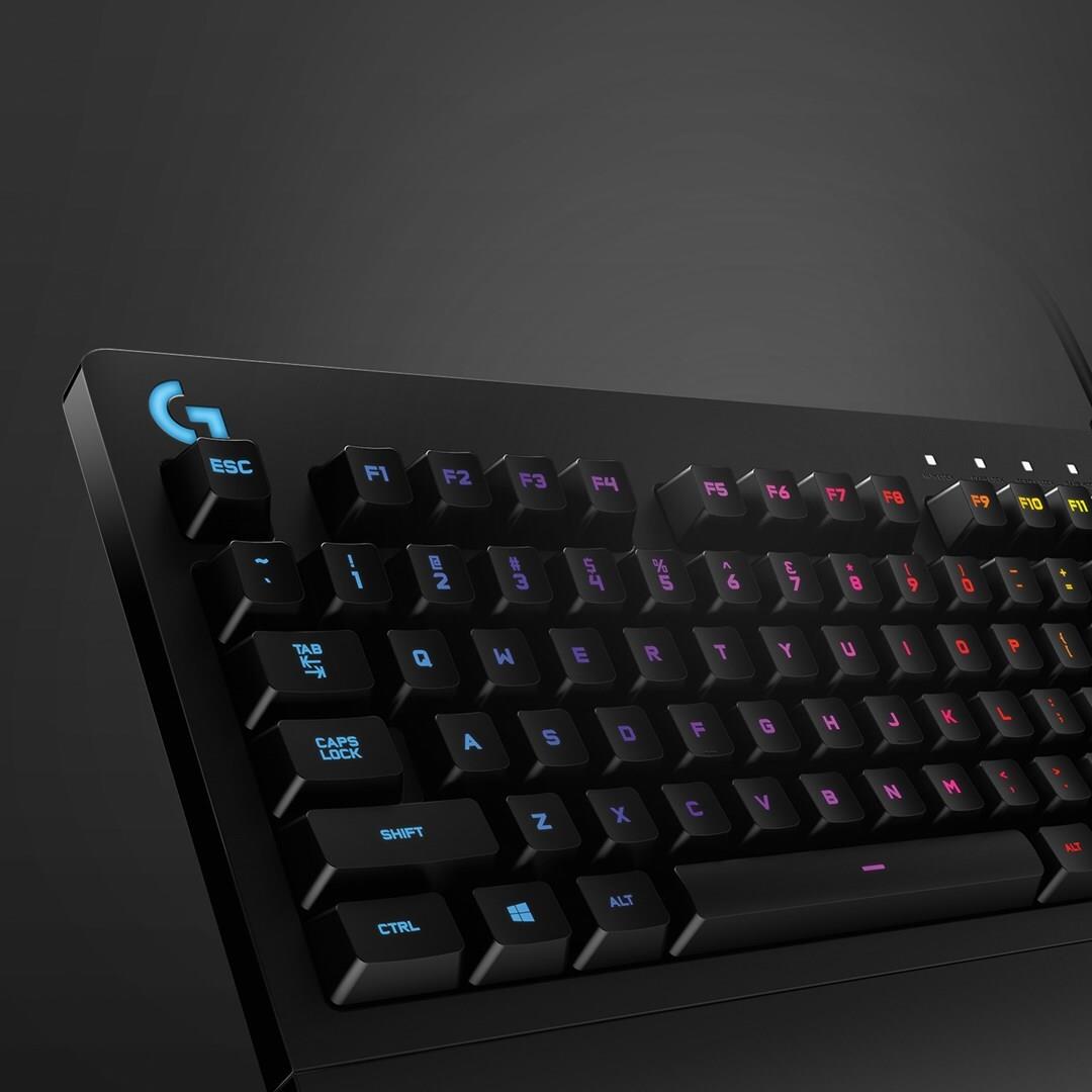 Logitech Prodigy G213 Gaming-Tastatur USB QWERTY US International Schwarz