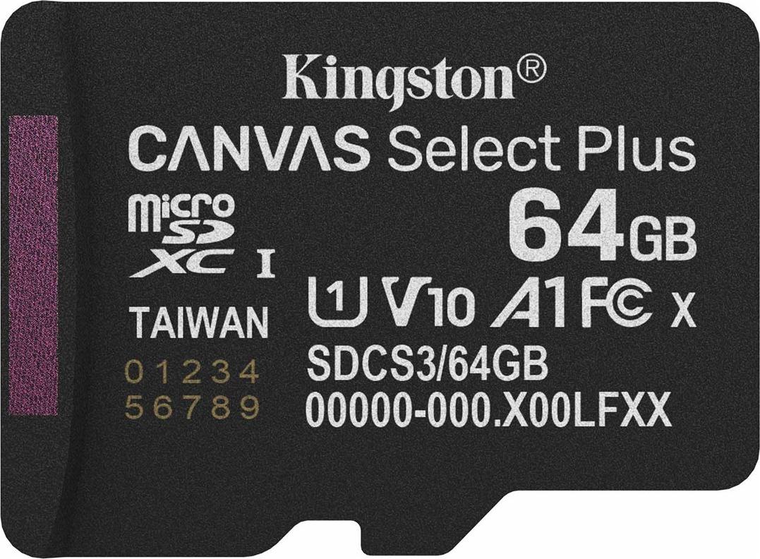 Kingston Canvas Select Plus (SDCS3/64GBSP)