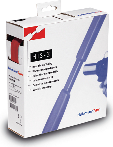 Hellermann Tyton 308-32402. Länge: 3 m, Maximaler Durchmesser: 2,4 cm, Mindestdurchmesser: 8 mm. Menge pro Packung: 1 Stück(e) (308-32402)
