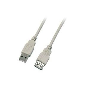 EFB-Elektronik USB2.0 Verlängerung 3,0m, A-A, Stecker - Buchse, grau (K5248.3)