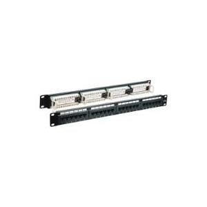 EFB-Elektronik Patchpanel UTP 24xRJ45 Cat.6, 19- 1HE, ,180°, RAL9005 schwarz Hersteller: EFB Elektronik (37585.1)