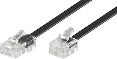 Basetech ISDN, Western Anschlusskabel [1x RJ45-Stecker 8p4c - 1x RJ11-Stecker 6p4c] 15.00 m Schwarz (BT-1602118)