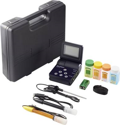 VOLTCRAFT KBM-700 Kombi-Messgerät Leitfähigkeit, pH-Wert, Redox (ORP), Temperatur, Salz (VC-8813815)